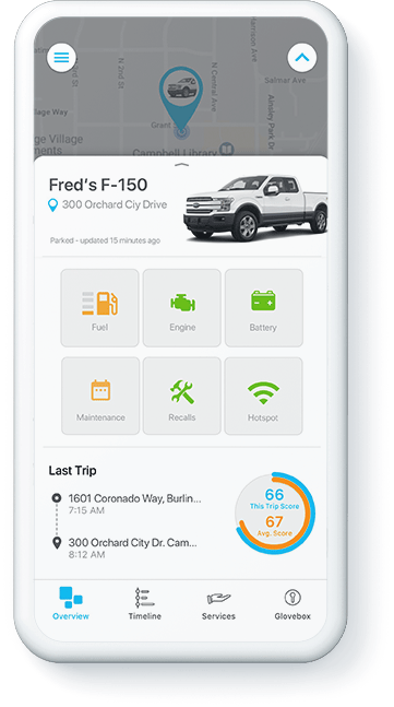 Connected Car App screenshot