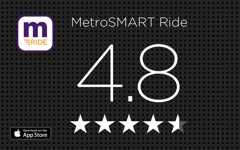MetroSMART Ride 4.8 Star Rating