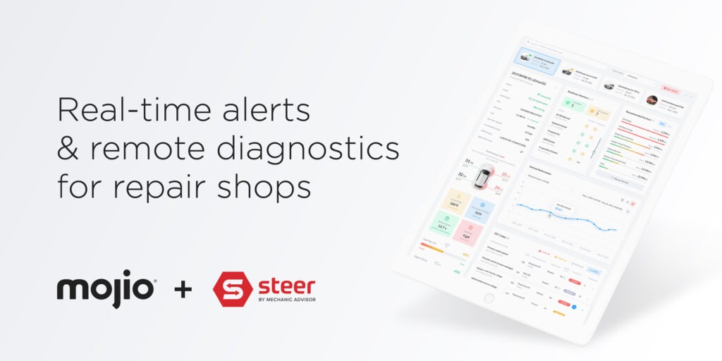 Real-time alerta & Remote diagnostics for repair shops. Mojio + Steer